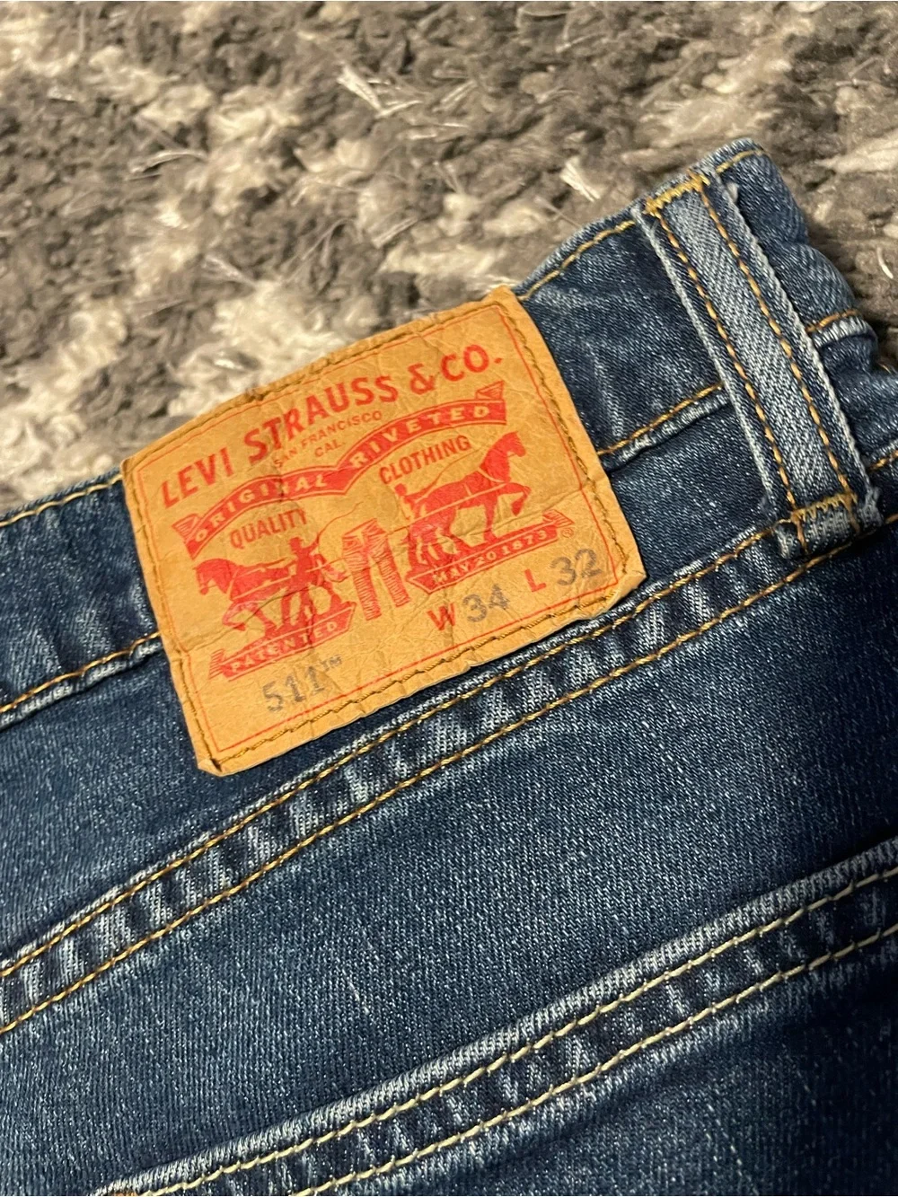 Levi's Men's Medium Blue Slim Jeans